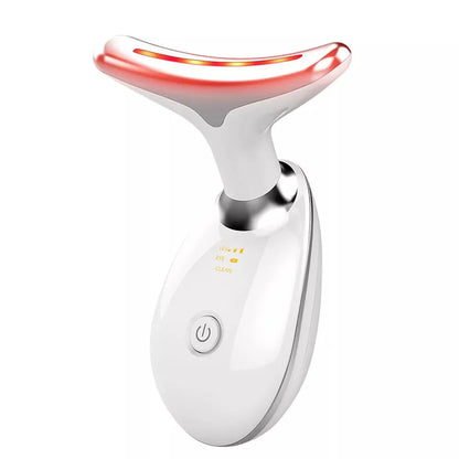 7-in-1 LED face and neck massager for at-home skincare
