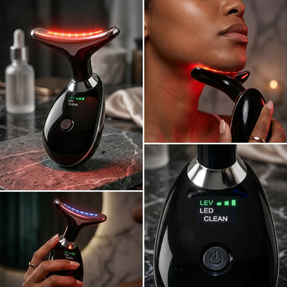 7-Color LED Face & Neck Massager – Glow, Lift & Firm Naturally